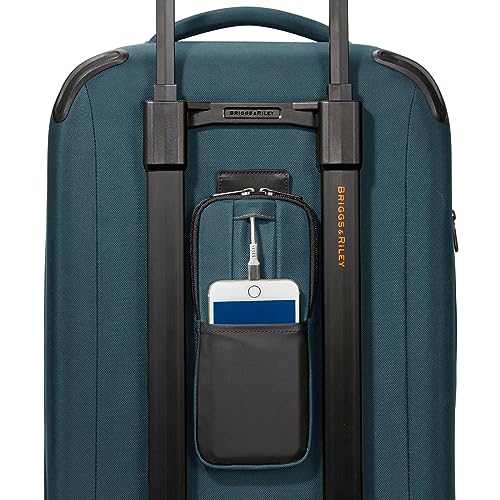 Briggs & Riley Domestic 22" Carry On Expandable Spinner - Luggage for Travel, Suitcases with Wheels, Softside Rolling Bag for Men & Women, Self-Repairing Zipper - ZDX Collection, Hunter