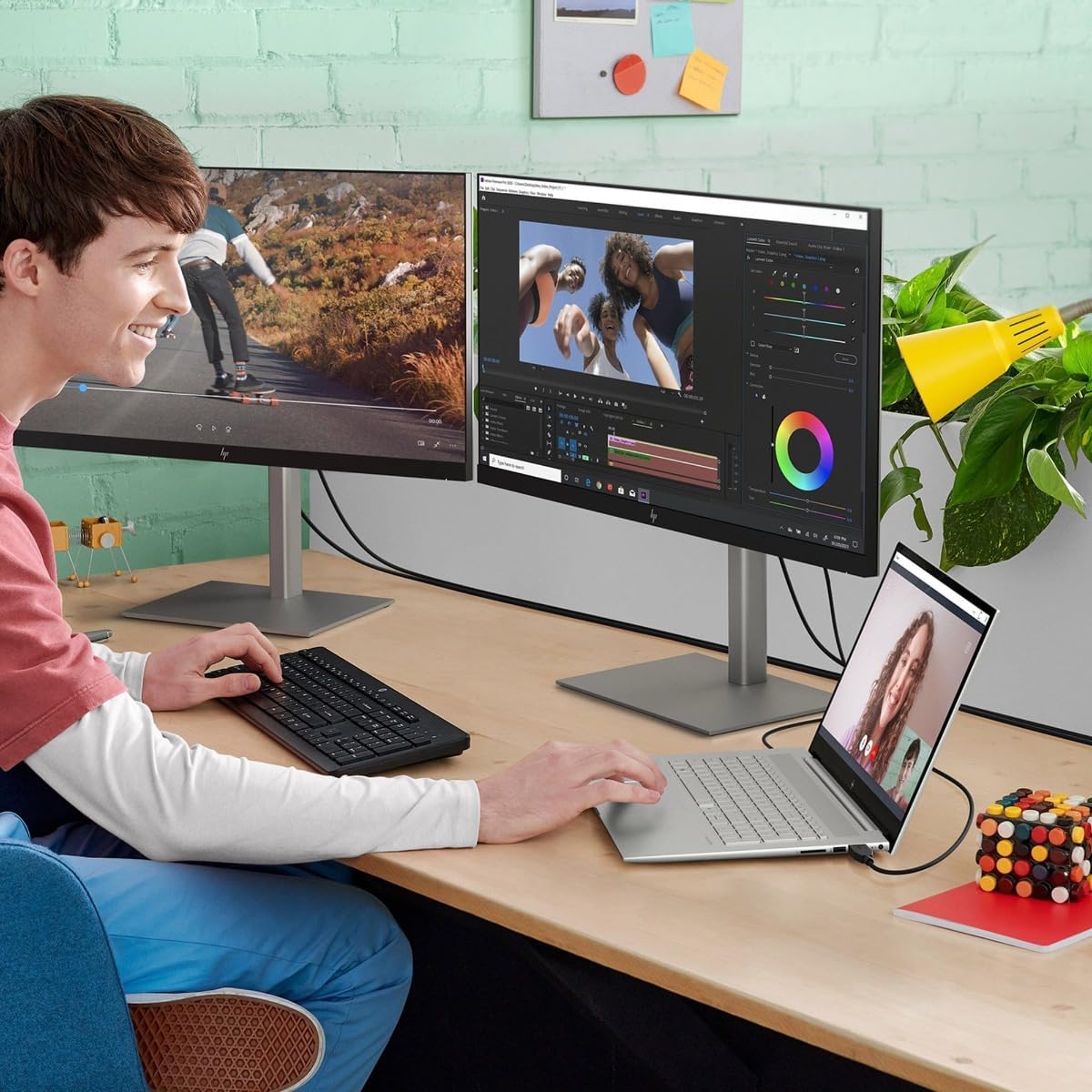 HP Pro Business Desktop, Intel Core i3-12100 Processor (Up to 4.3 GHz), 16GB RAM, 256GB SSD + 1TB HDD Storage, Ethernet, HDMI, WiFi, Bluetooth, VGA, DVD, Windows 11 Pro, Keyboard & Mouse Included