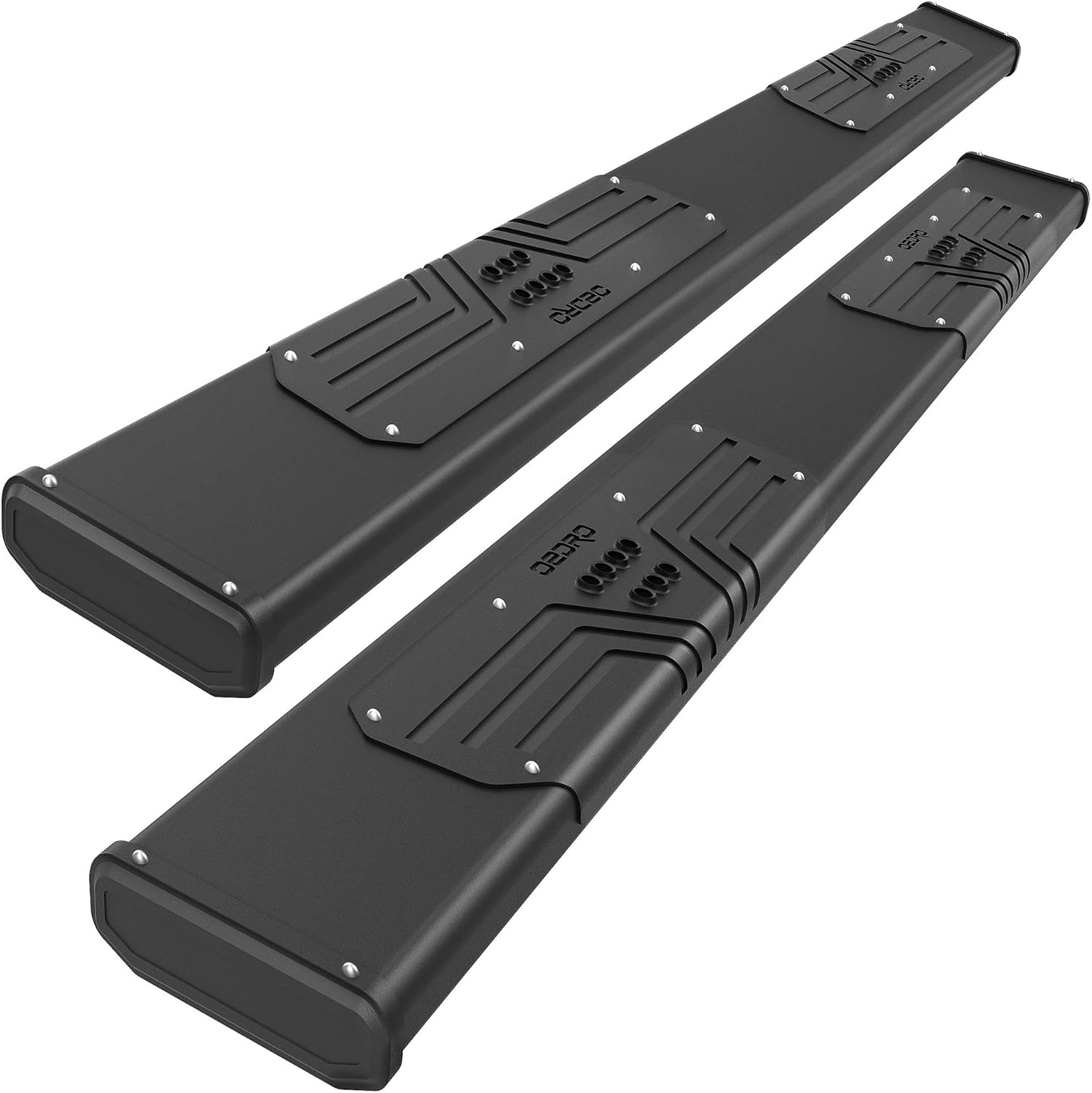 OEDRO 6.5 Running Boards Compatible with 2009-2018 Dodge Ram 1500 Quad Cab 2019-2022 Ram 1500 Classic, 2010-2022 2500/3500, Aluminum Side Steps Nerf Bars for More Fuel Efficiency, Black Textured