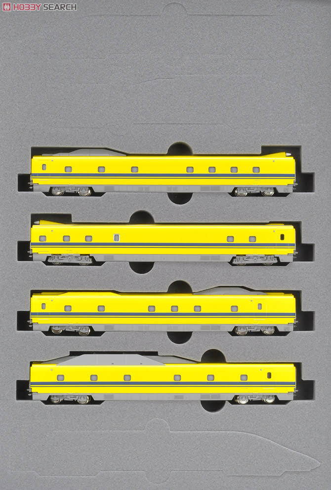 Kato 10-897 N Gauge 923 Type Doctor Yellow 3000 Series Add-On 4-Car Set Train