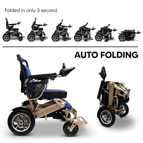Majestic IQ-7000 Auto Folding Electric Wheelchairs for Adults,Lightweight Wheelchair,Ultra Light Wheelchair for Seniors,Foldable Wheelchair,Lightweight Wheel Chair, Silla De Ruedas Para Adultos