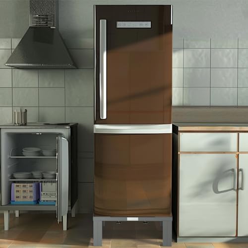 I'Ezonk Full Size Heavy Duty All Steel Laundry Pedestal,Washer and Dryer Pedestals, Adjustable Universal Washing Machine Stand and Ice Maker Stand