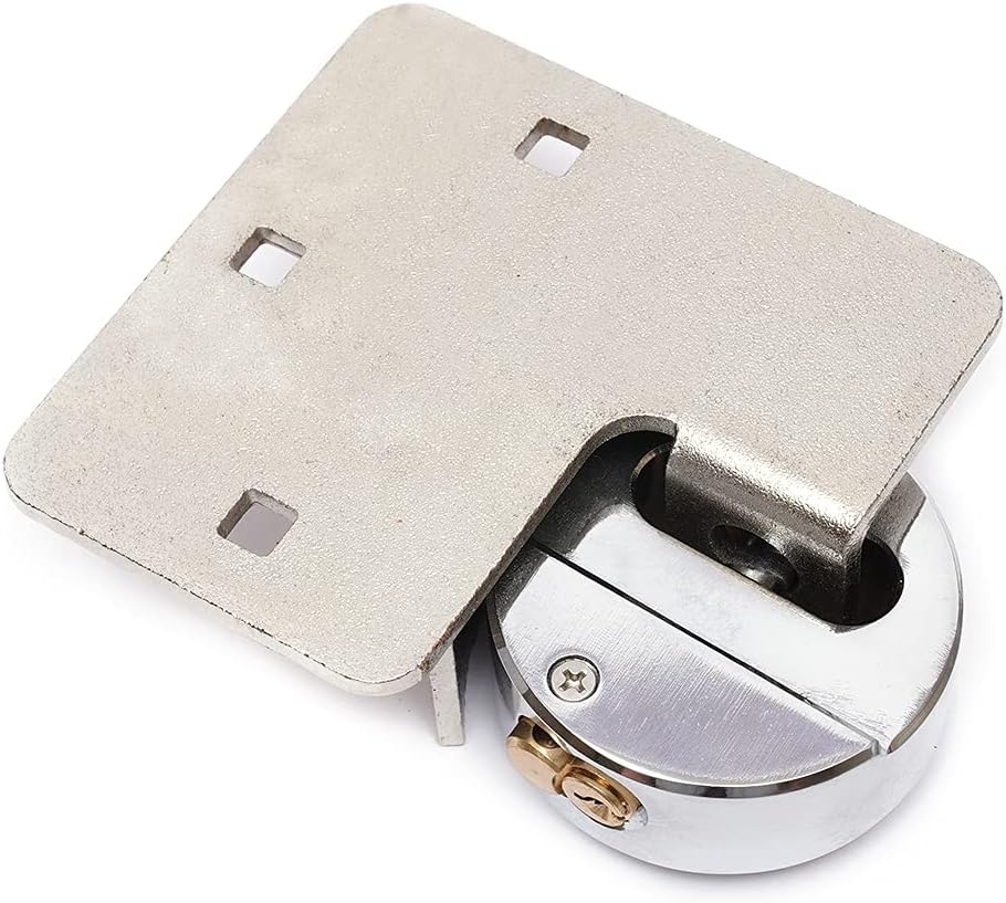 2pcs Garage Shed Door Lock Shackle Padlock Van Garage Door Cargo Trailer Security Hasp Padlock w/ Keys Pack of 2