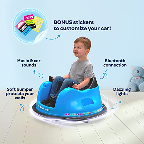 Bumper Car for Toddlers - Toddler, Baby, and Kids Ride On Toy Electric Bumper Car - with Bluetooth, Music and Remote/Safety Certified, Kid Approved, Electric Kids Ride on Bumper Car Gift