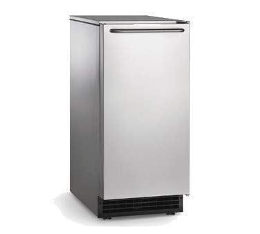 Scotsman CU50GA Undercounter Ice Maker, Gourmet Cube, Air Cooled, Gravity Drain with Cord, 115V/60/1-ph, 14.4 Amp (15 Amp Circuit Required), 14.9" Width x 22" Diameter x 34.4" Height