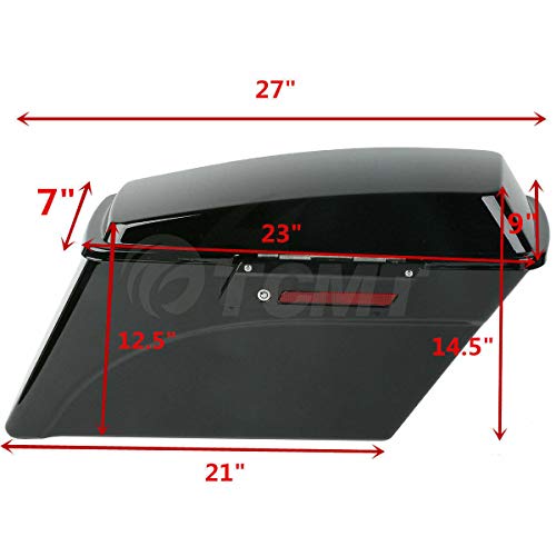 TCMT Saddlebags and Conversion Brackets Fit For Harley Softail Models 86-13