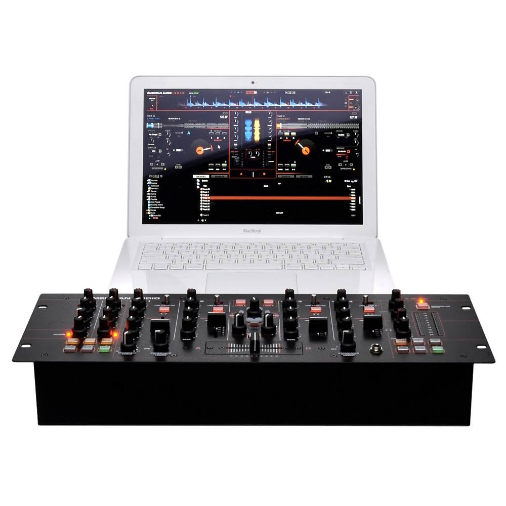 American Audio 19 MXR 4-Channel DJ Mixer u0026 Controller