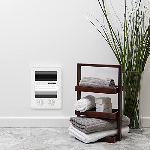 Cadet Com-Pak Bath Electric Wall Heater Complete Unit with Thermostat and Timer