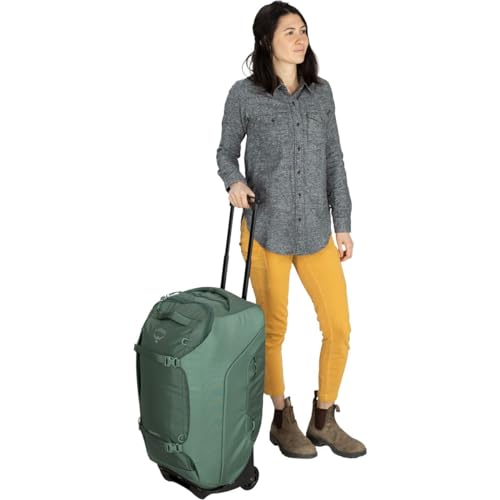 Osprey Sojourn 22"/45L Wheeled Travel Backpack with Harness, Koseret Green