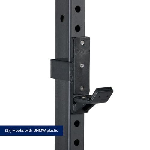 Titan Fitness T-3 Series 82-inch Wall Mounted Folding Power Rack, Space Savings Rack, Folds up to 5" from The Wall
