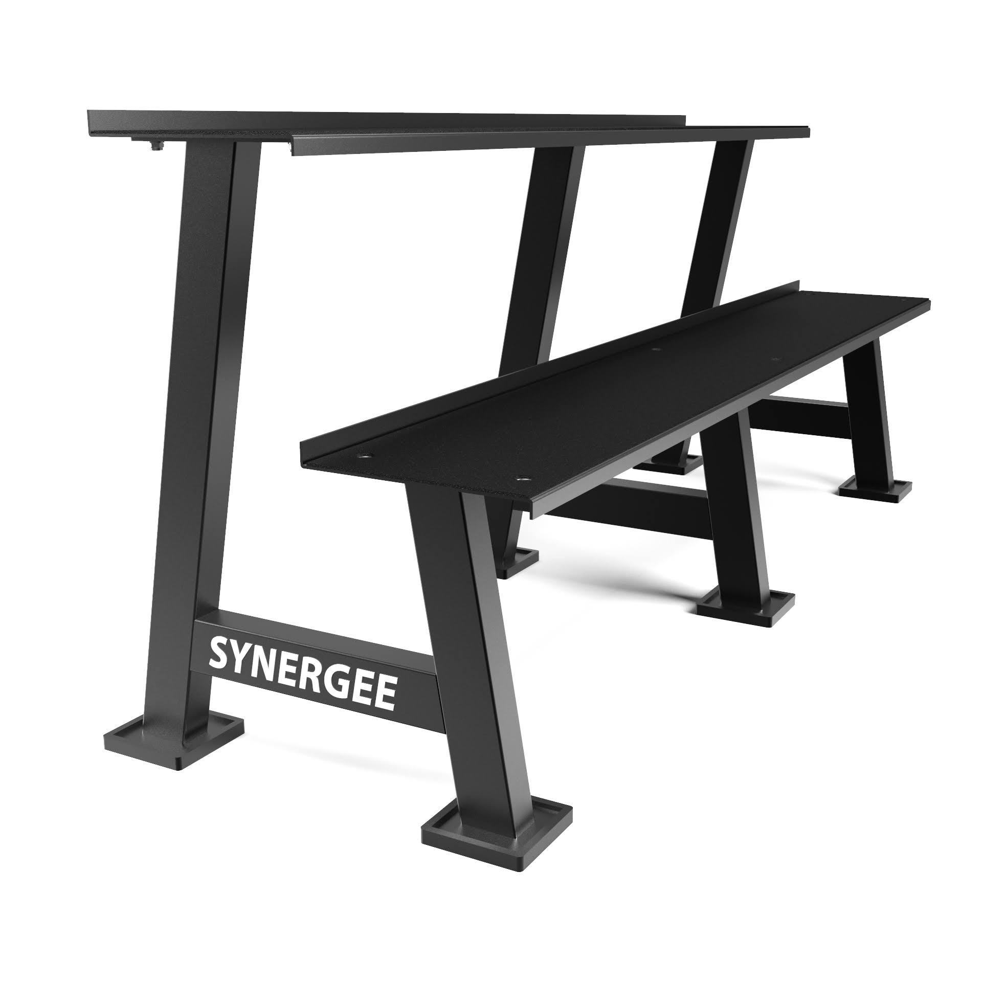 Synergee Black Kettlebell Rack - Kettlebell Storage