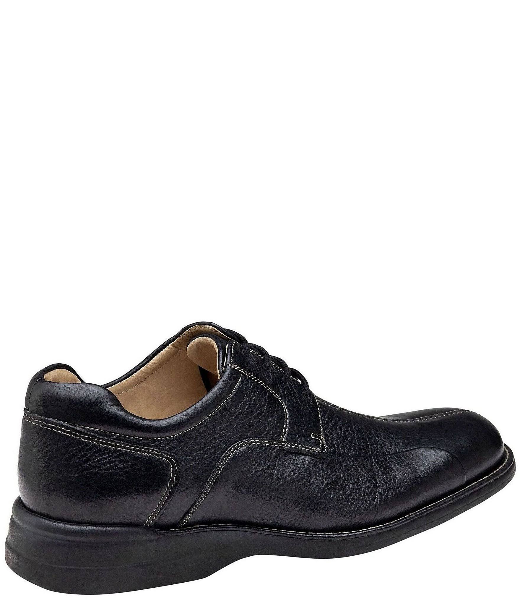 Johnston u0026 Murphy Men&s Shuler Bicycle - Dark Brown Tumbled Calf