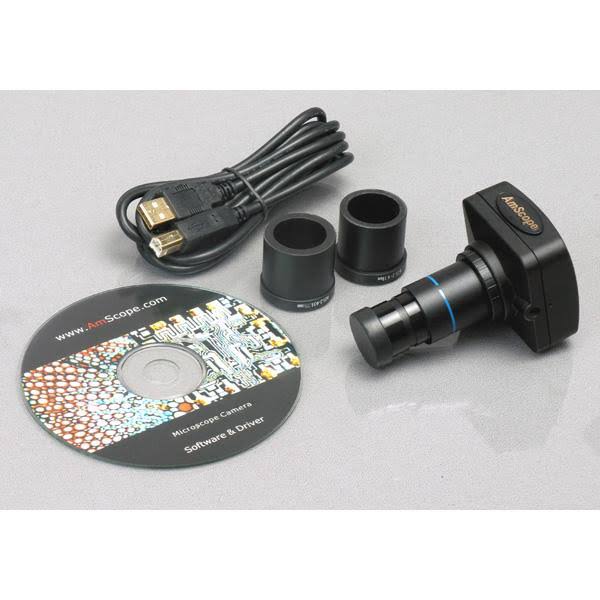 Amscope 7X-45X Dissecting Circuit 144-LED Zoom Stereo Microscope with 3MP Digital Camera