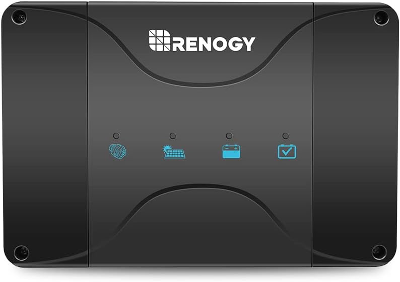 Renogy 12V 30A DC On-Board Input MPPT Battery Charger for Gel, AGM, and Lithium Batteries, Using Multi-Stage Charging, in RVs, Cars, Boats, Yachts, Recommended to Match with 40A ANL Fuse