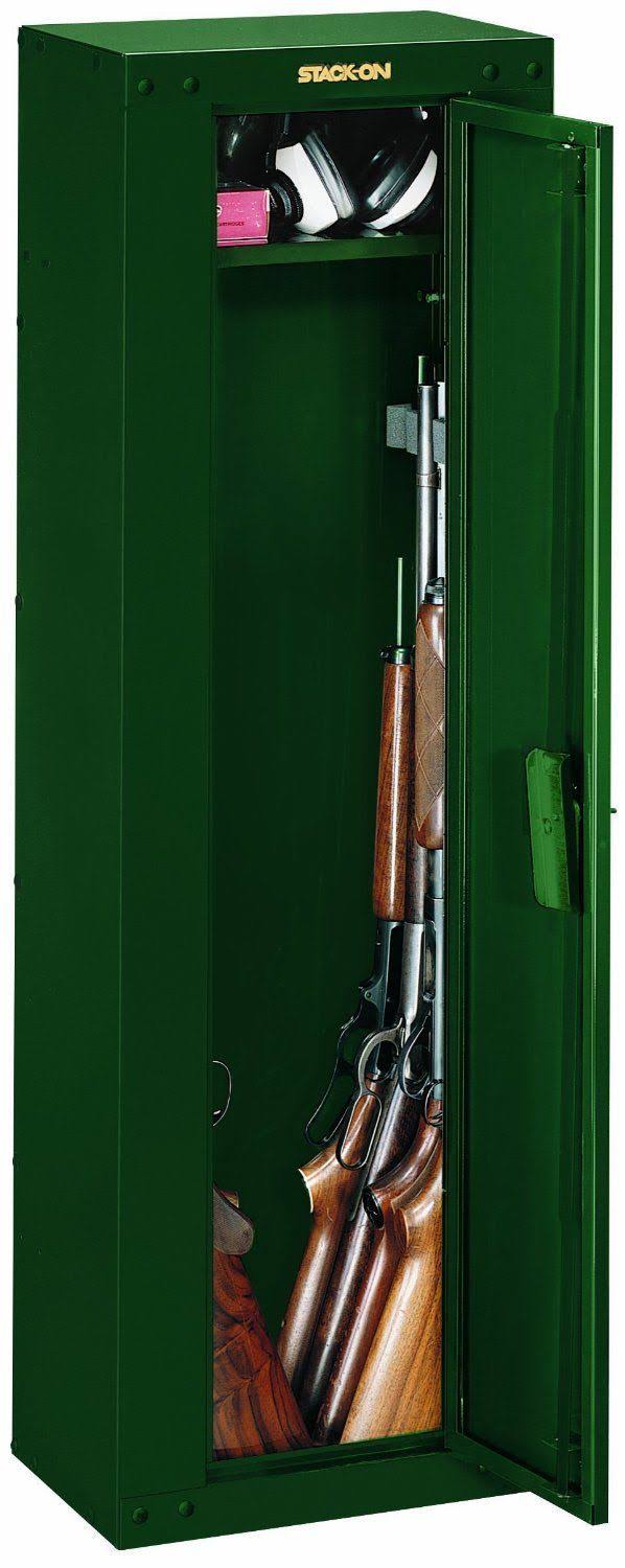 Stack on 8-Gun Ready to Assemble Security Cabinet Black