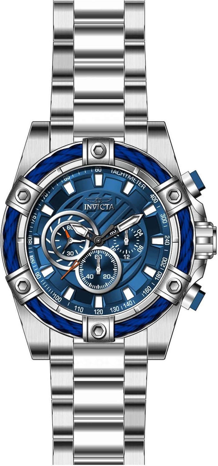 Invicta Men's Bolt Quartz Watch with Stainless Steel Band, 16 (Model: 25513)