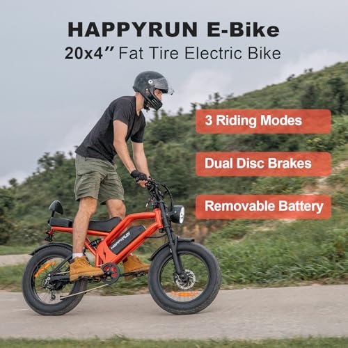 Electric Bike for Adults, 1500W Motor, 48V 18Ah Removable Battery, 20" Fat Tire Ebike, 7-Speed Transmission, Up to 32MPH and 68+ Miles Range, All-Terrain E-Bike (G52)