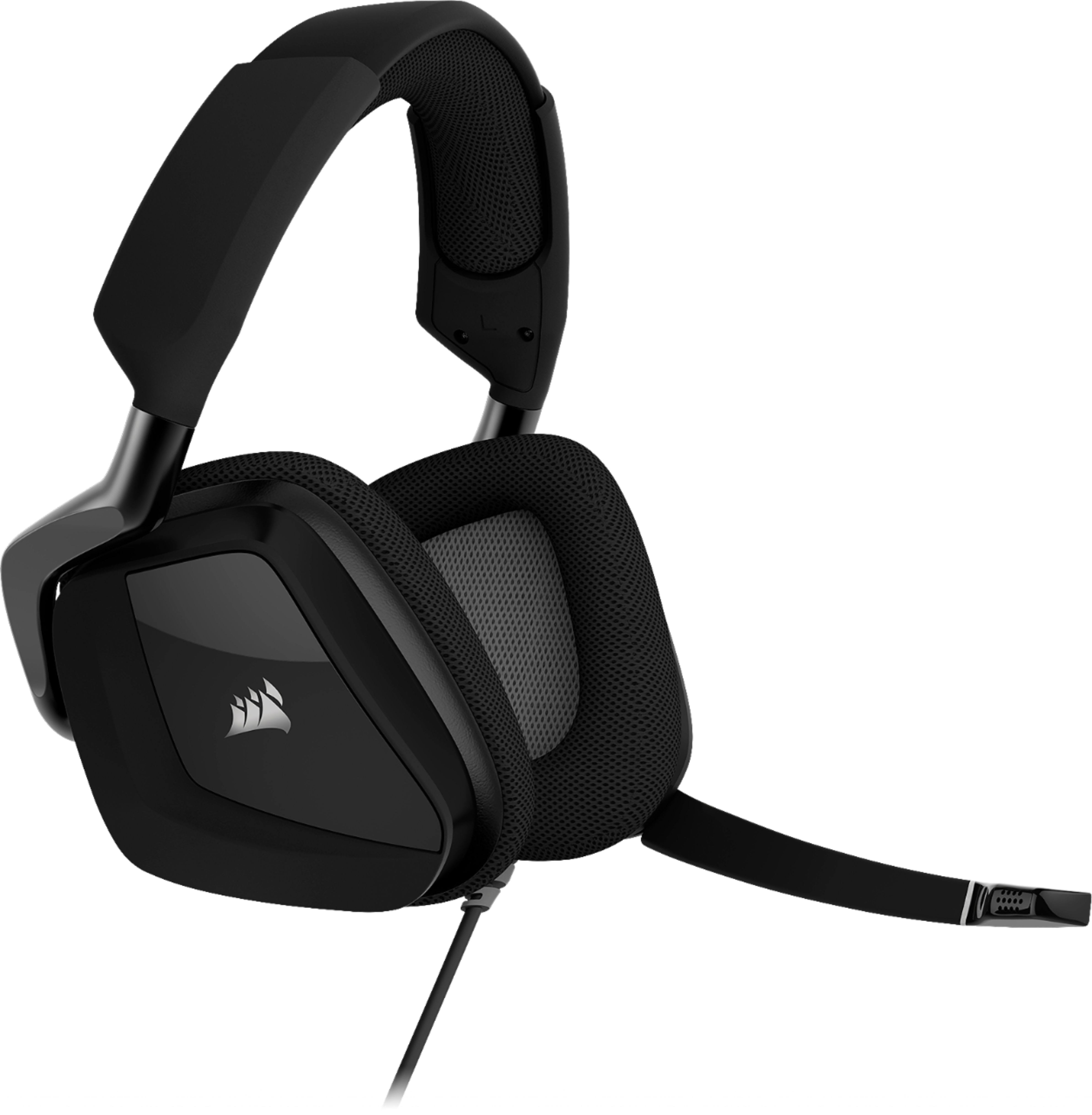 Corsair Void Pro RGB USB Headset - Stereo - Carbon - USB - Wired - 32 Kilo Ohm - 20 Hz - 20 kHz - Over-the-head - Binaural - Cir