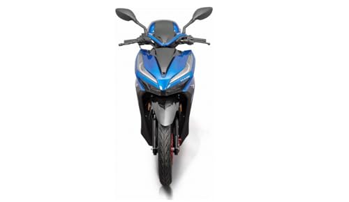HHH Clash 200 EFI Adult Scooter Vitacci Gas Street Scooter 168cc Motorcycle Fully Automatic, Matching trunk and LED lights (BLUE)