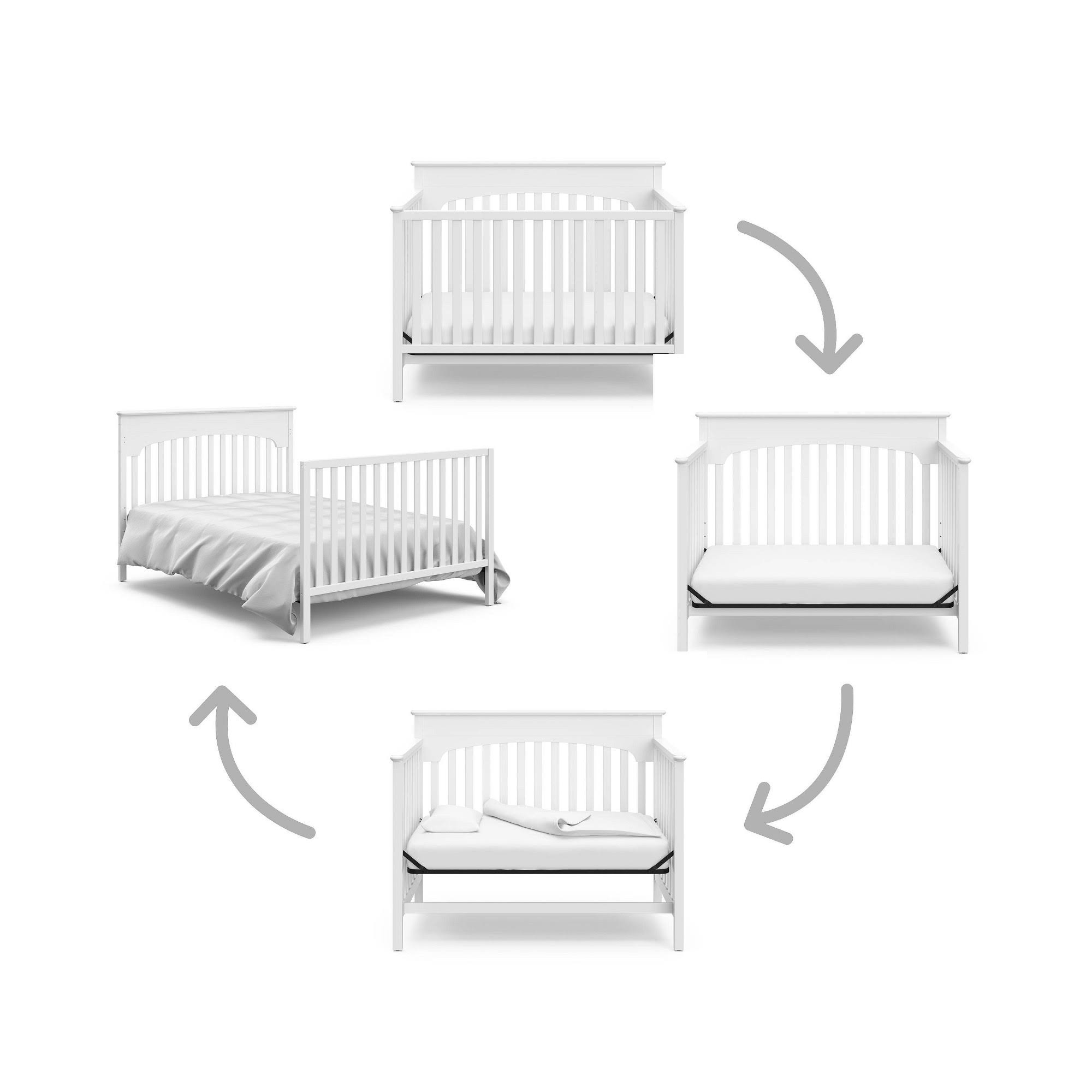 Graco Lauren 4 in 1 Convertible Crib Espresso