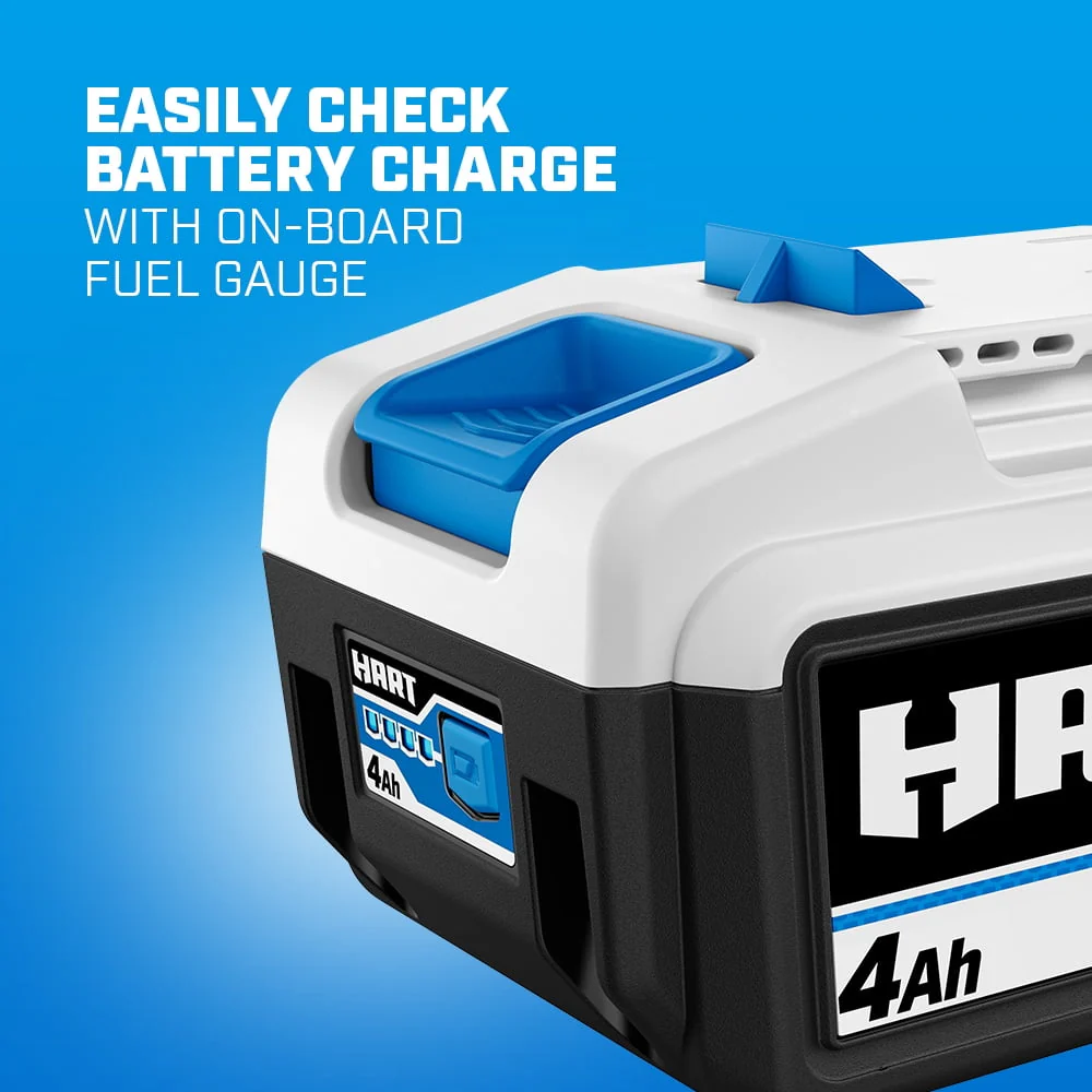 HART 20-Volt Cordless 6-Tool Combo Kit (1) 4.0Ah (1) 1.5Ah Lithium-Ion Batteries