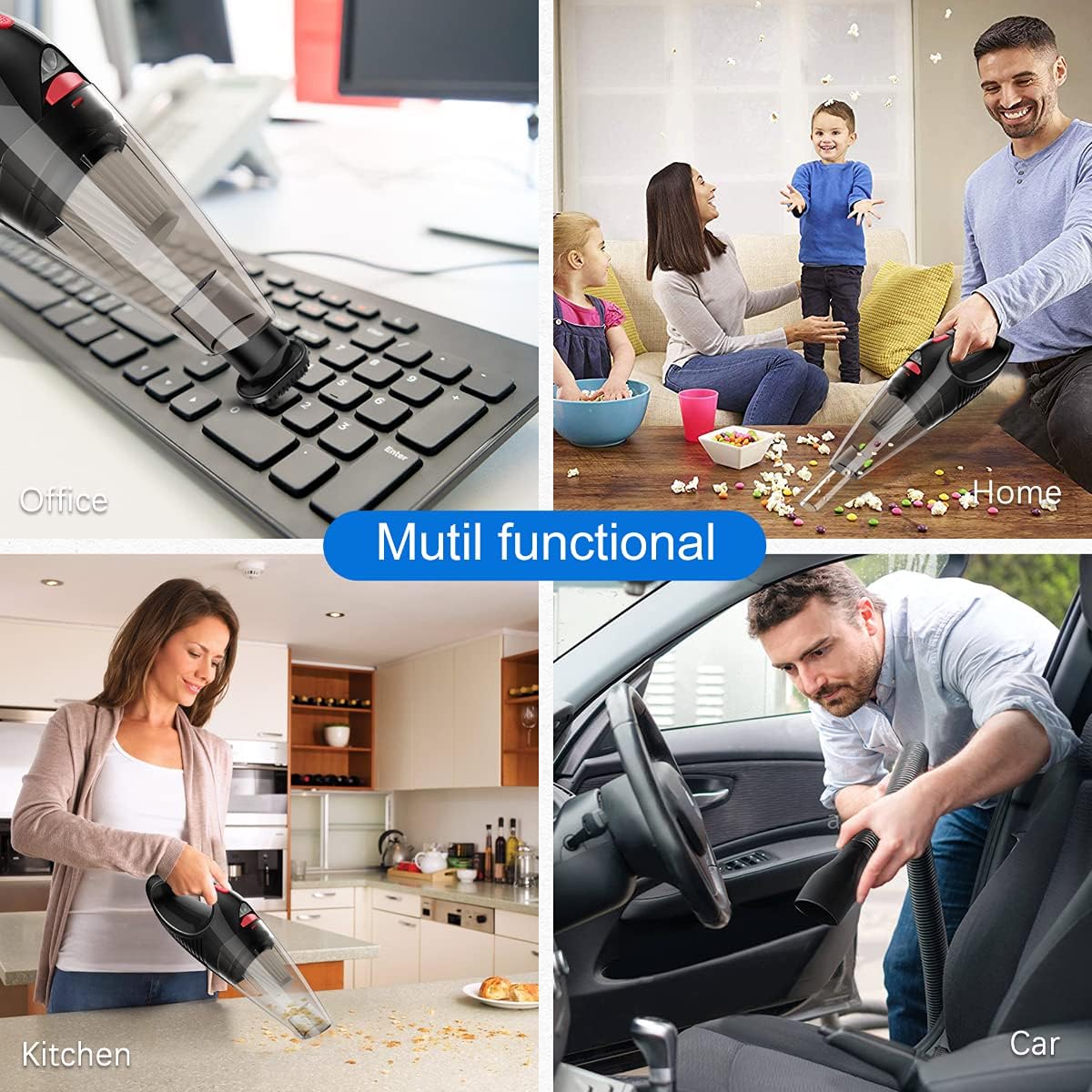 Dustbuster Handheld Vacuum Cordless, Portable Hand Vacuum with Strong Suction for Pet Hair, Home and Car Cleaning