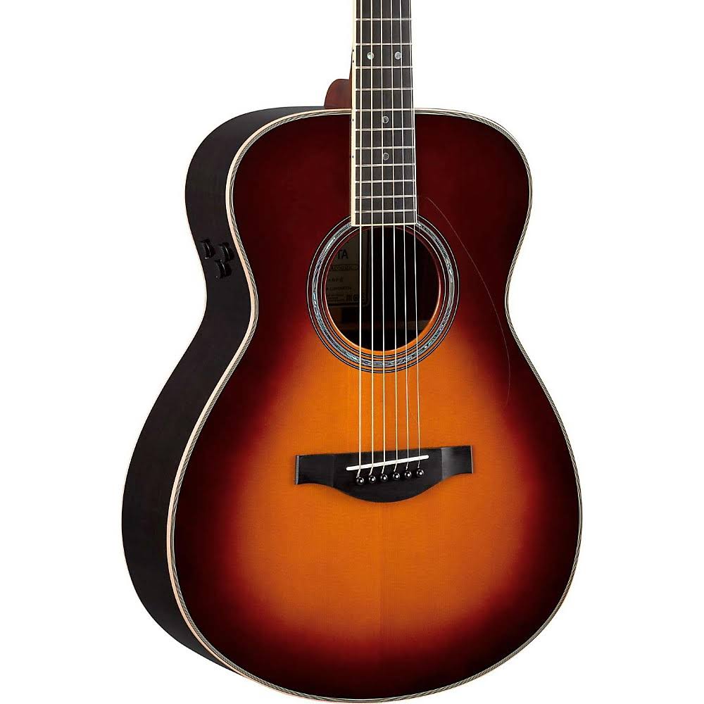Yamaha LS TransAcoustic Jumbo Concert Acoustic-Electric Guitar Brown Sunburst 194744429354