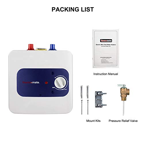 thermomate mini water heater for Point of Use On Demand Instant Hot Water Heater for Sink Wall Mounted