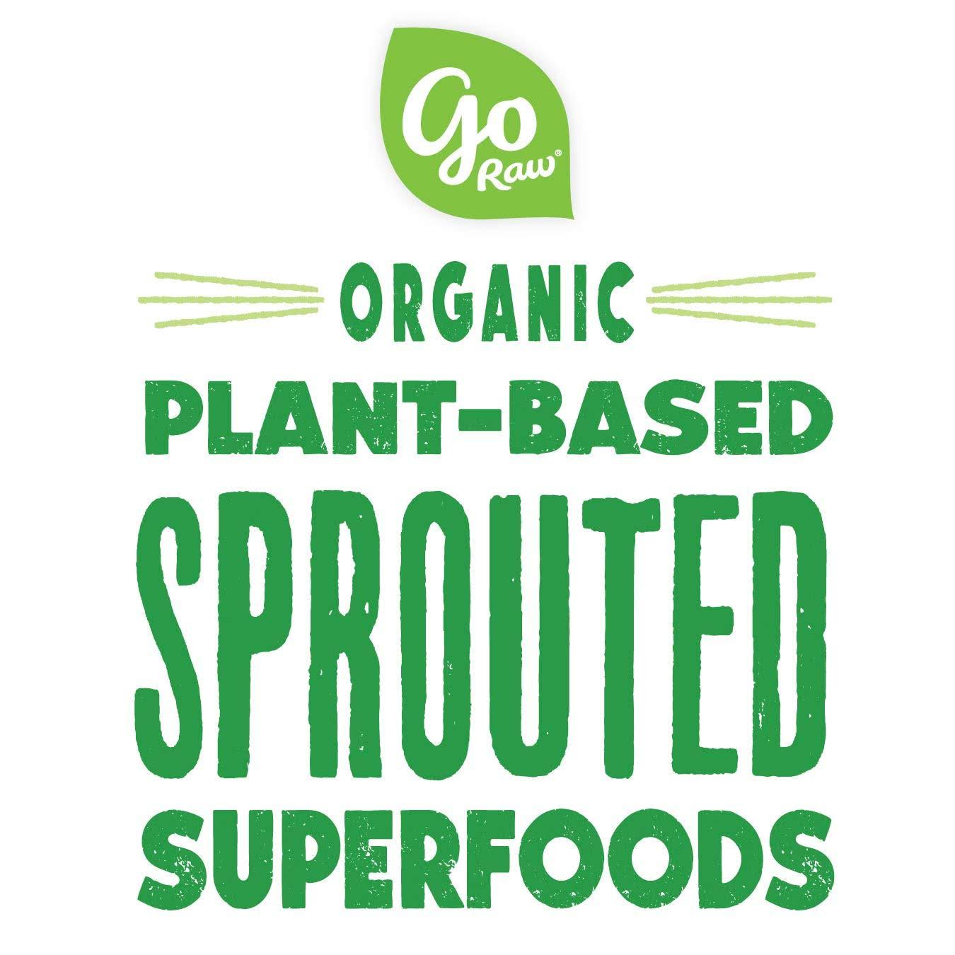 Go Raw - Organic Sprouted Bars Spirulina Sesame - 25 Bars