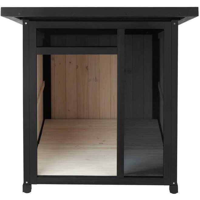 Frisco Modern Wooden Outdoor Dog House - Pet Supplies online store