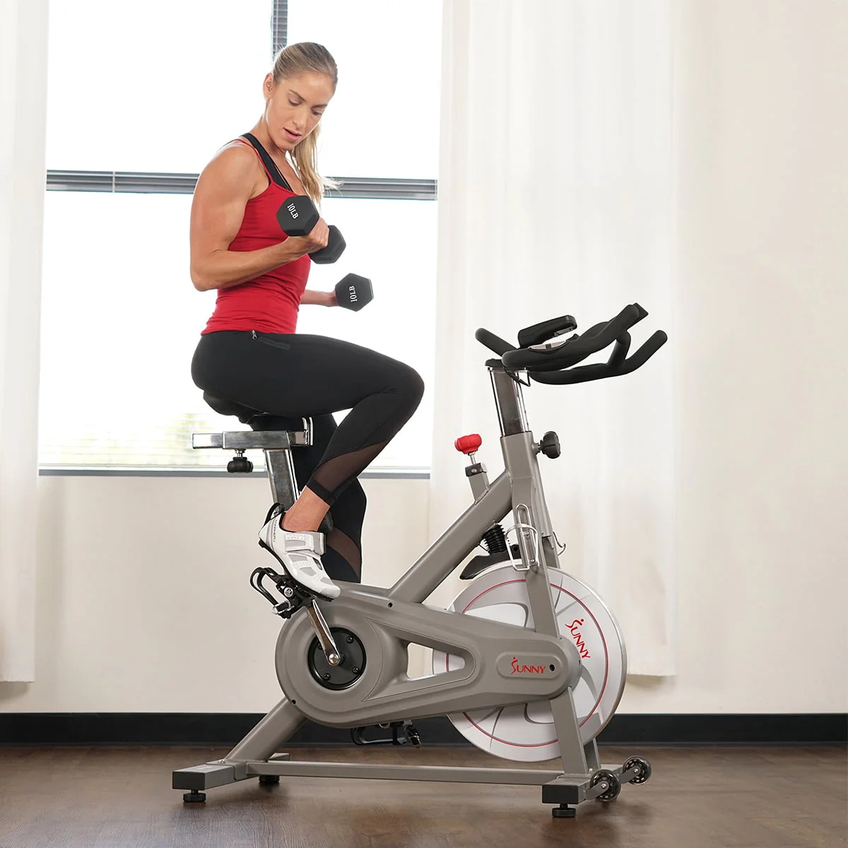 Sunny Health & Fitness Synergy Magnetic Indoor Cycling Bike - SF-B1879