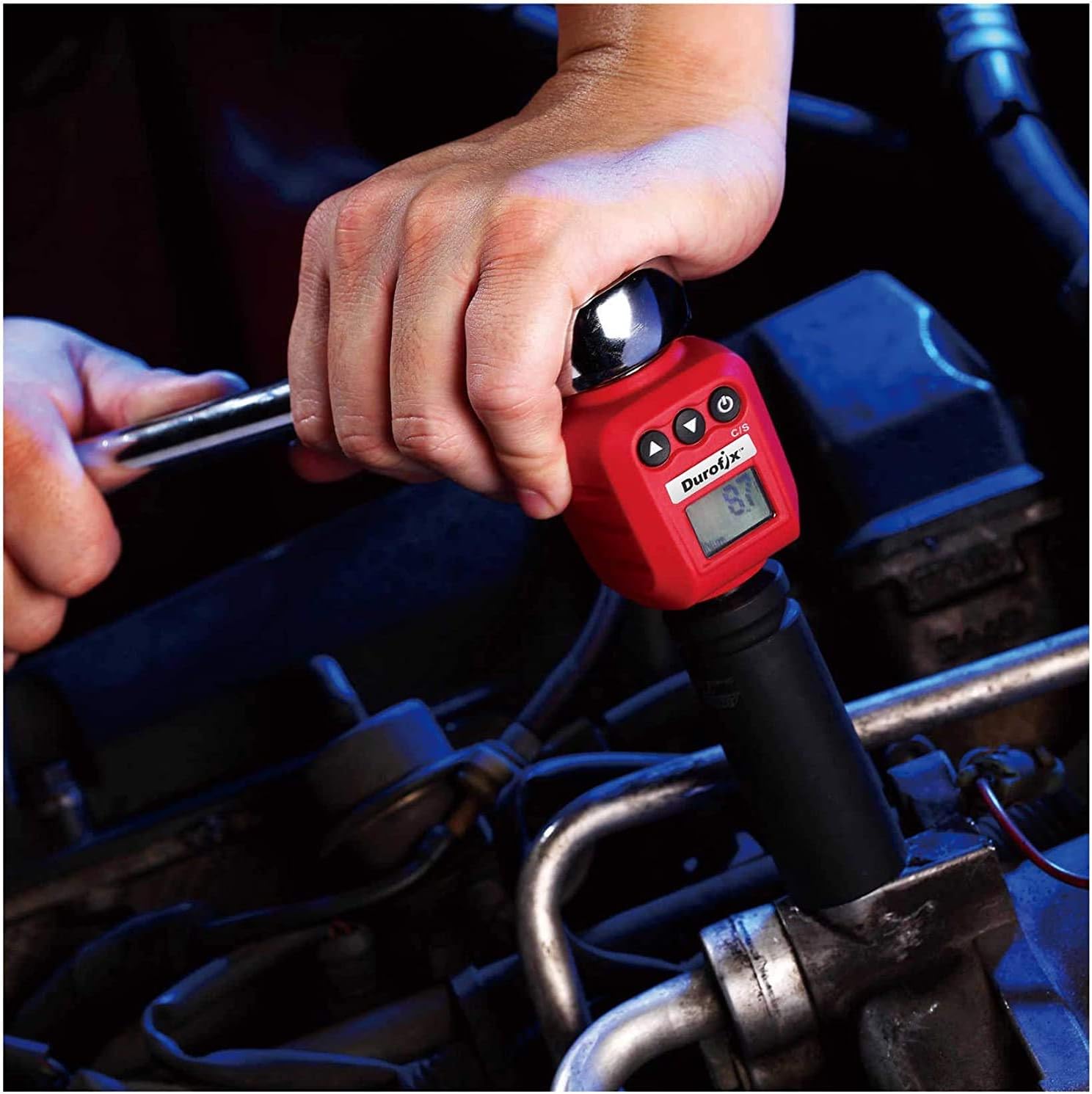 Durofix RM602-4A 1/2” (25 to 250 ft-lbs.) Heavy Duty Digital Torque Adapter with Buzzer and LED Flash Notification – ISO 6789 Standards with Certificate of Calibration