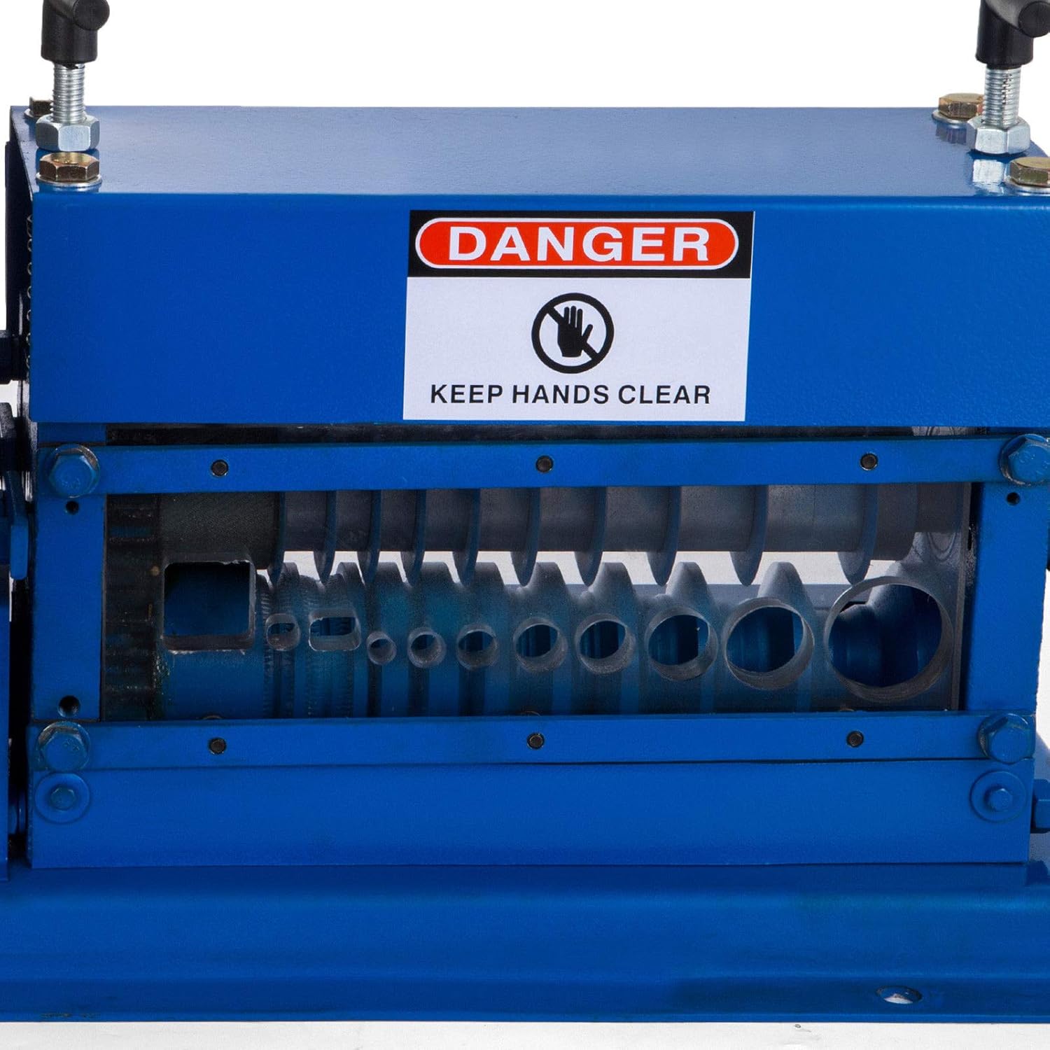 Happybuy Cable Wire Stripping Machine 0.06 inch -1.5 inch,Portable Powered Wire Stripper Machine 11 Channels 10 Blades,Automatic Wire Stripping Tool 75ft/minute,for Recycling Copper Wire