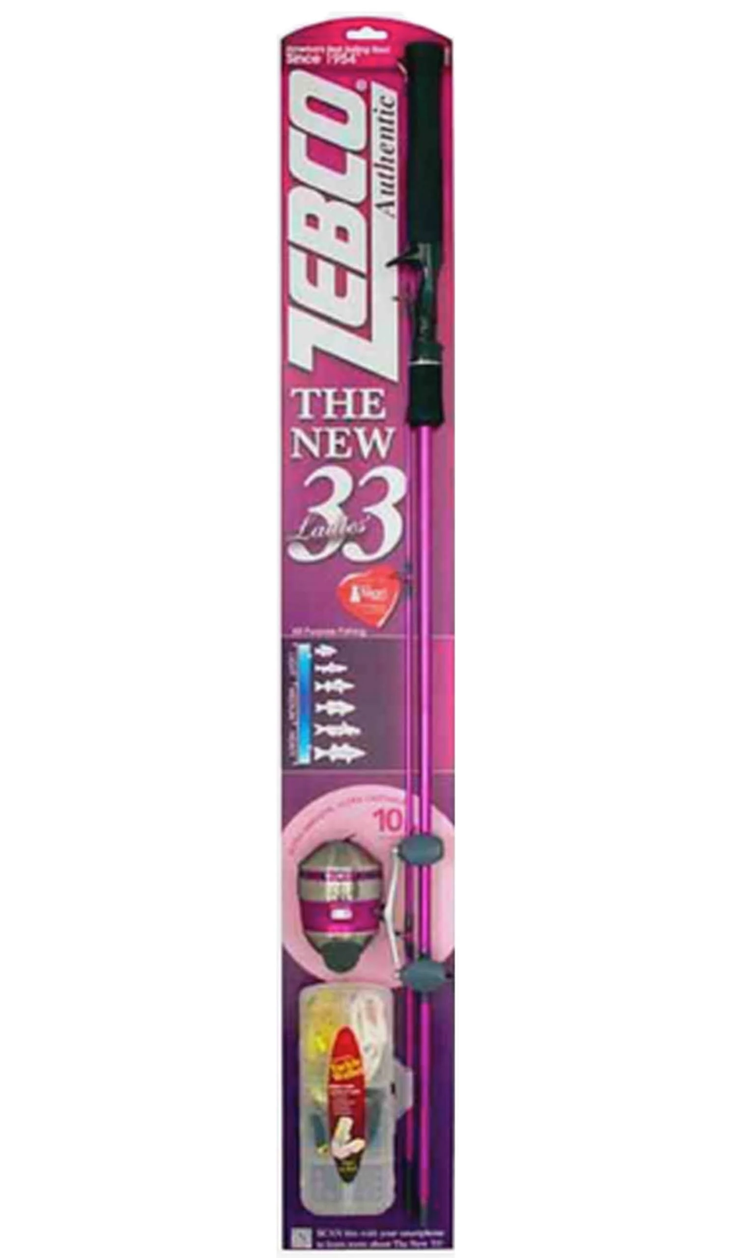 Zebco 33 Ladies Spincast Combo