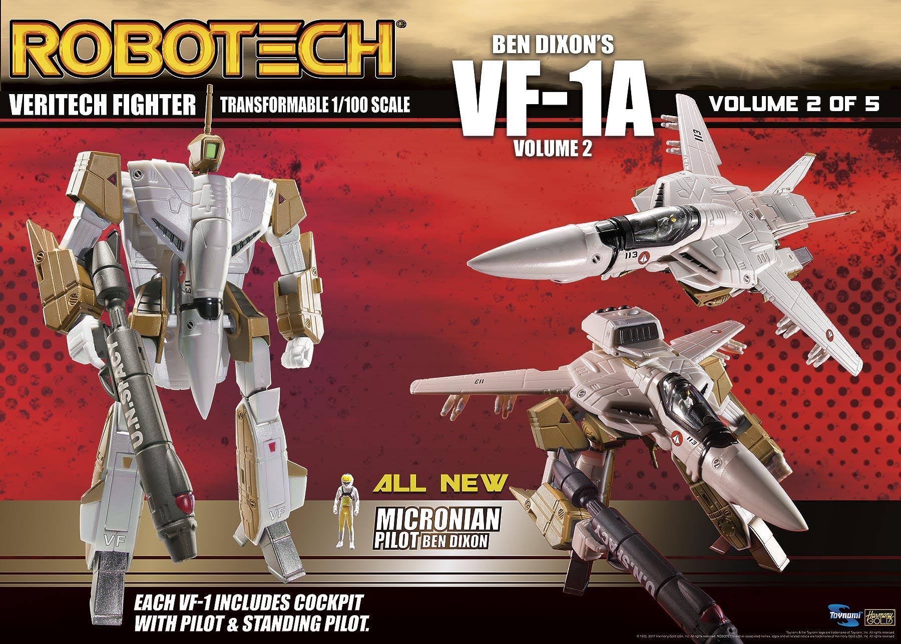 Robotech Ben Dixon&s 1:100 Scale VF-1A Action Figure