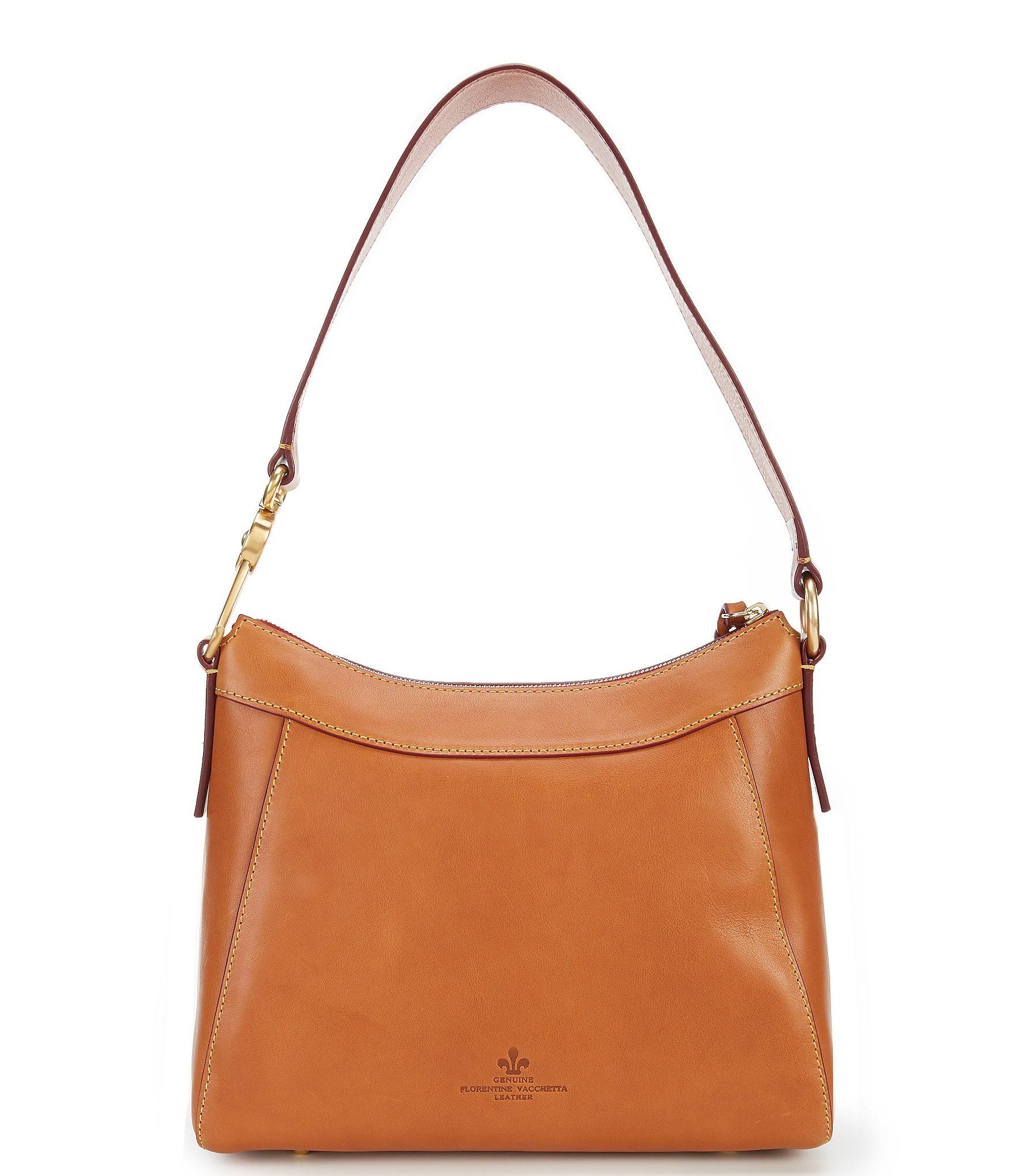 Dooney Bourke Florentine Collection Large Cassidy Hobo Bag - Ecru