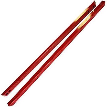 Ju0026M Products Jacking Rails Full Length 2015-2018 Mustang Red Finish