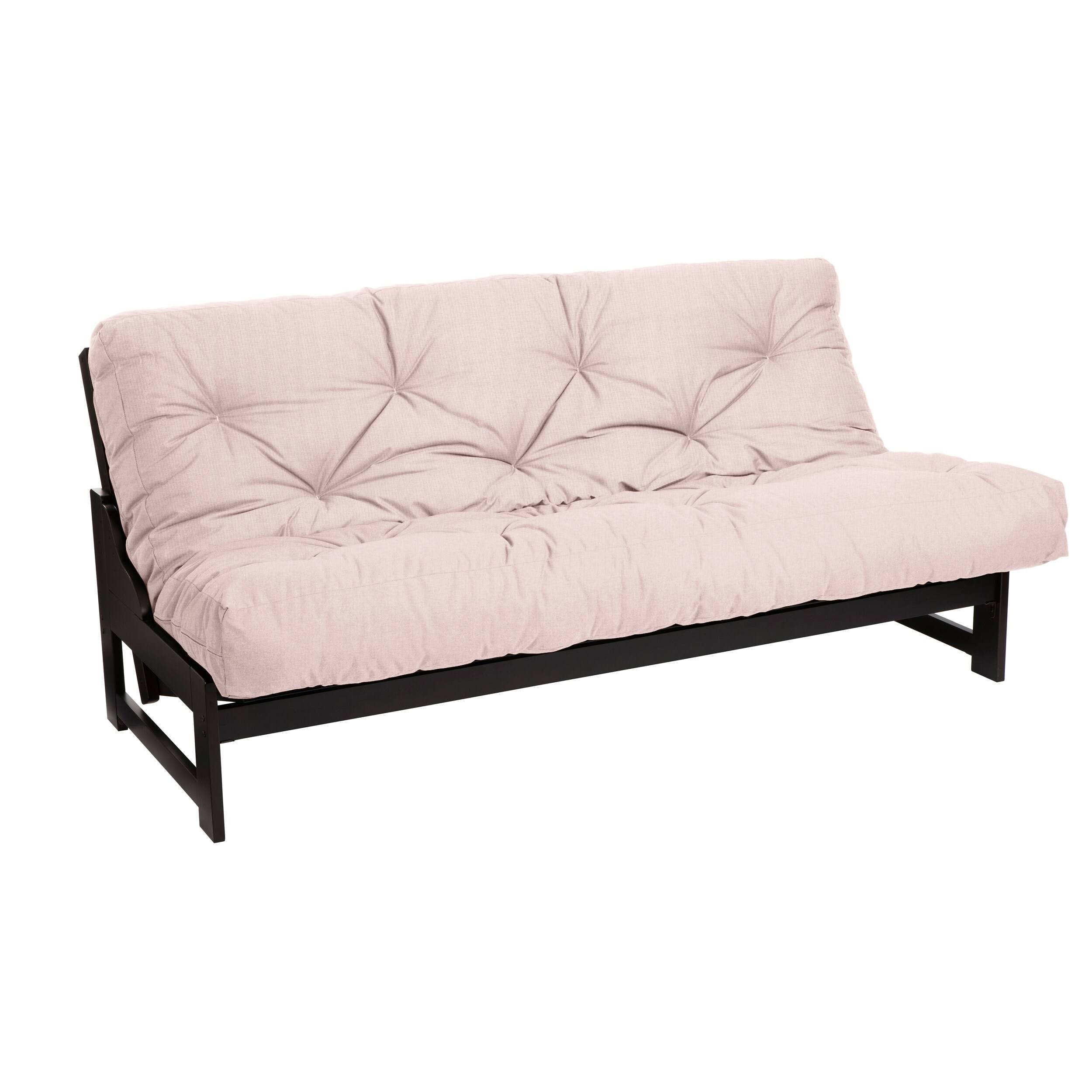 Porch u0026 Den Ordonez Black 8-Inch Queen-size Dual Latex Futon Mattress