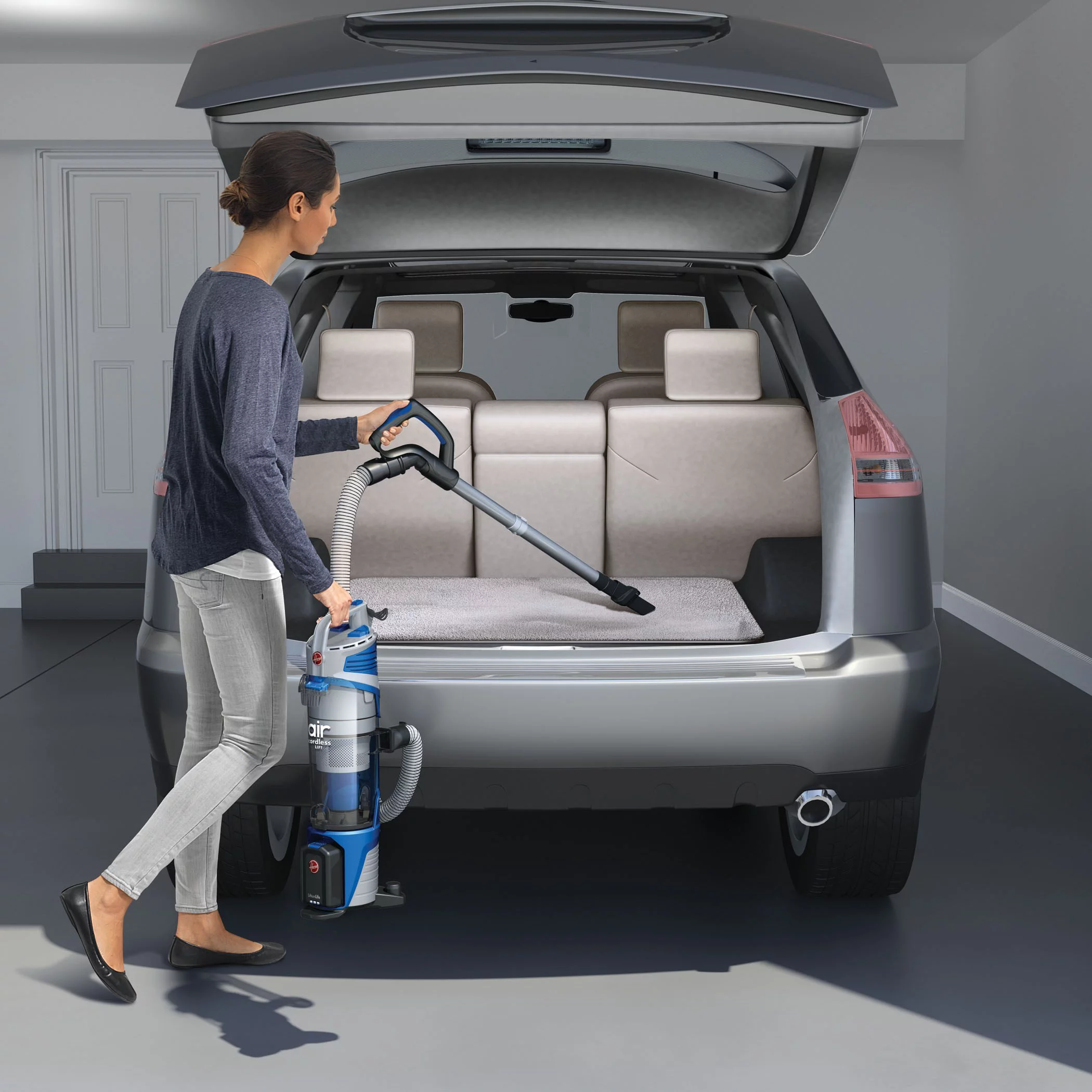 Hoover Bagless Air Cordless Lift Upright Vacuum, BH51120PC