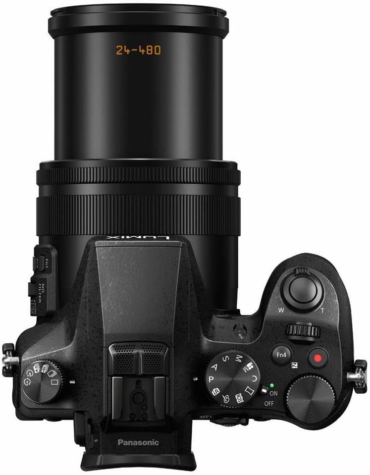 Panasonic LUMIX FZ2500 4K Point and Shoot Camera, 20X LEICA DC VARIO-ELMARIT F2.8-4.5 Lens, 21.1 Megapixels, 1 Inch High Sensitivity Sensor, 422 10-bit, HDMI Out, DMC-FZ2500 (USA BLACK)