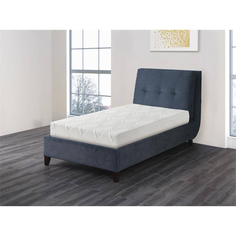 Bedding 10x22 Twin Gel-Infused Memory Foam Mattress by Homelegance