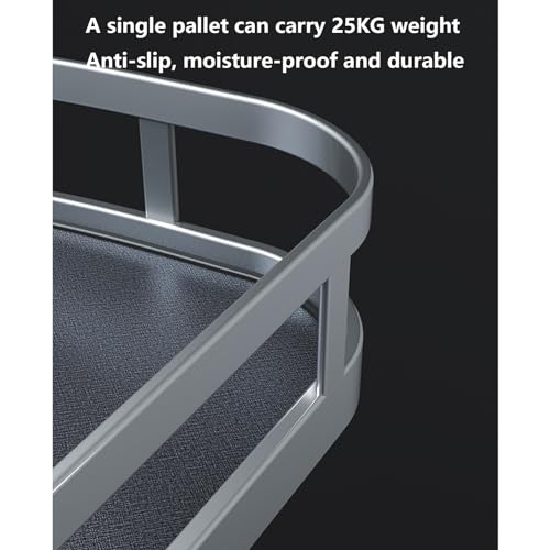 Kitchen Organizer Kitchen Cabinet Corner Pullout Storage Shelf Blind Corner Organizer Spice Bowl Rack Soft Close Corner Cabinet Fitting Height Adjustable,Left open-700mm (Left Open