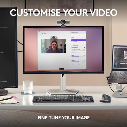 Logitech MX Brio Ultra HD 4K Collaboration and Streaming Webcam