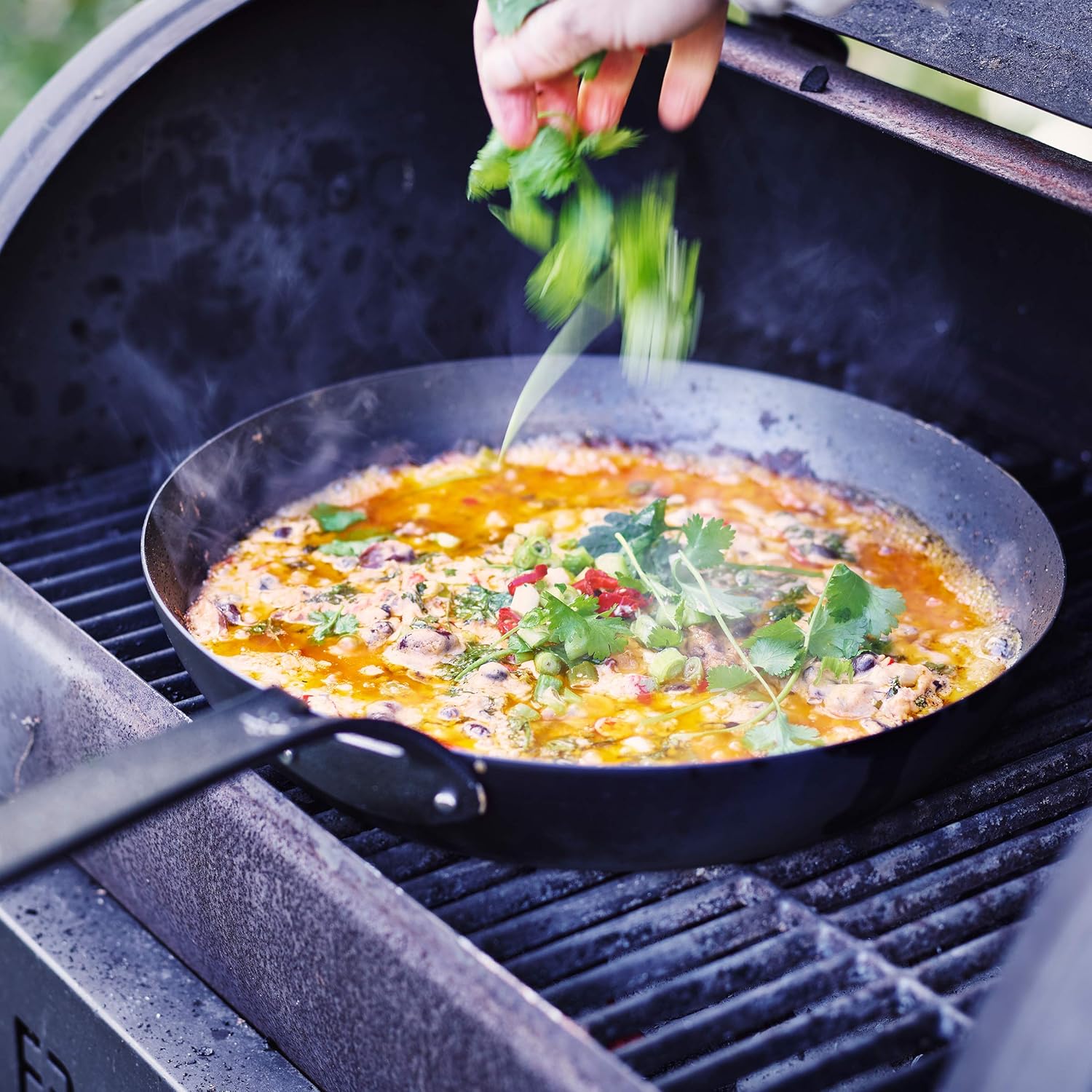 BK Black Steel Seasoned Carbon Steel Skillet, 12
