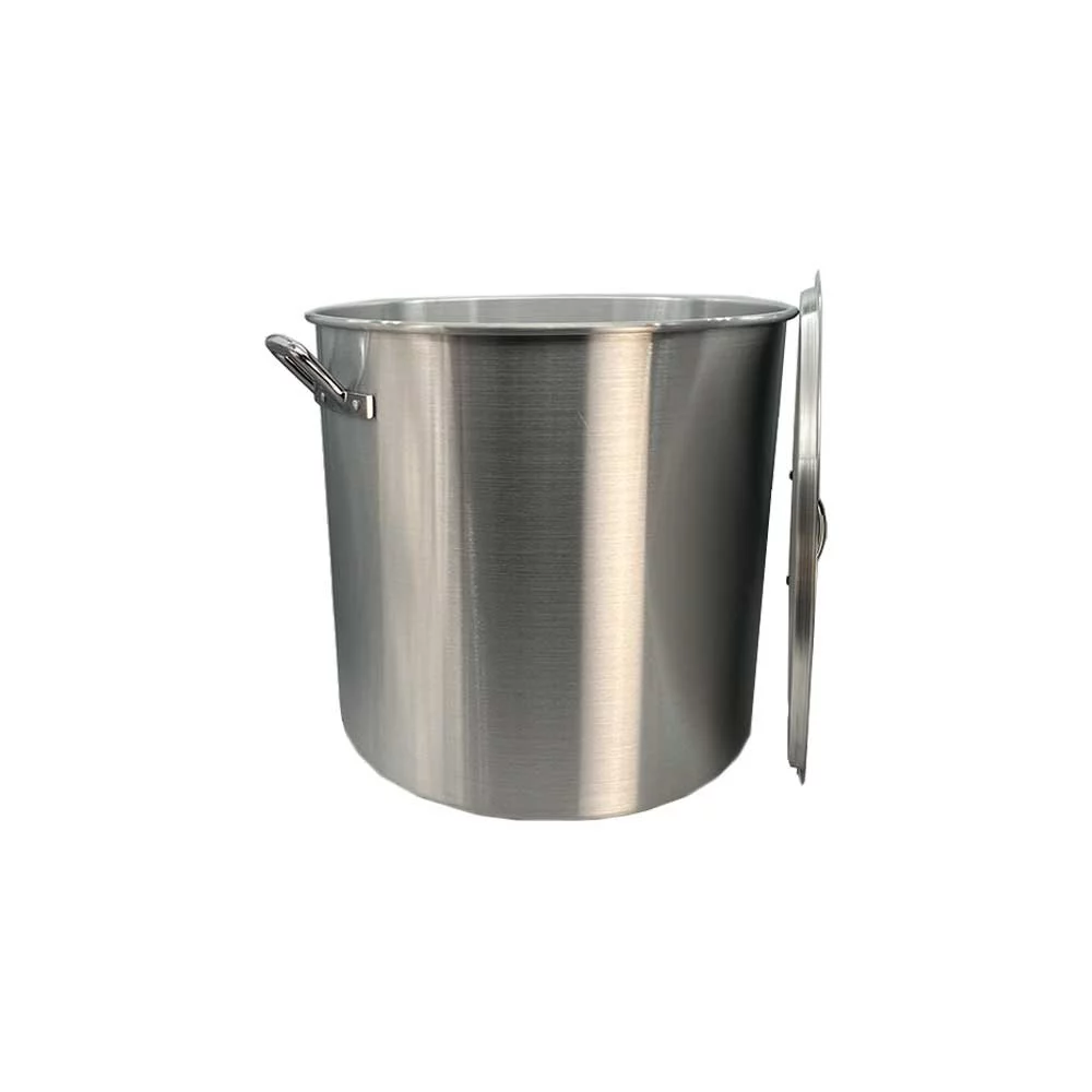 Nexgrill 120 Qt. Aluminum Stock Pot w/ Strainer Basket and Lid, Perfect for Seafood Boil, Crawfish, Outdoor Cooking