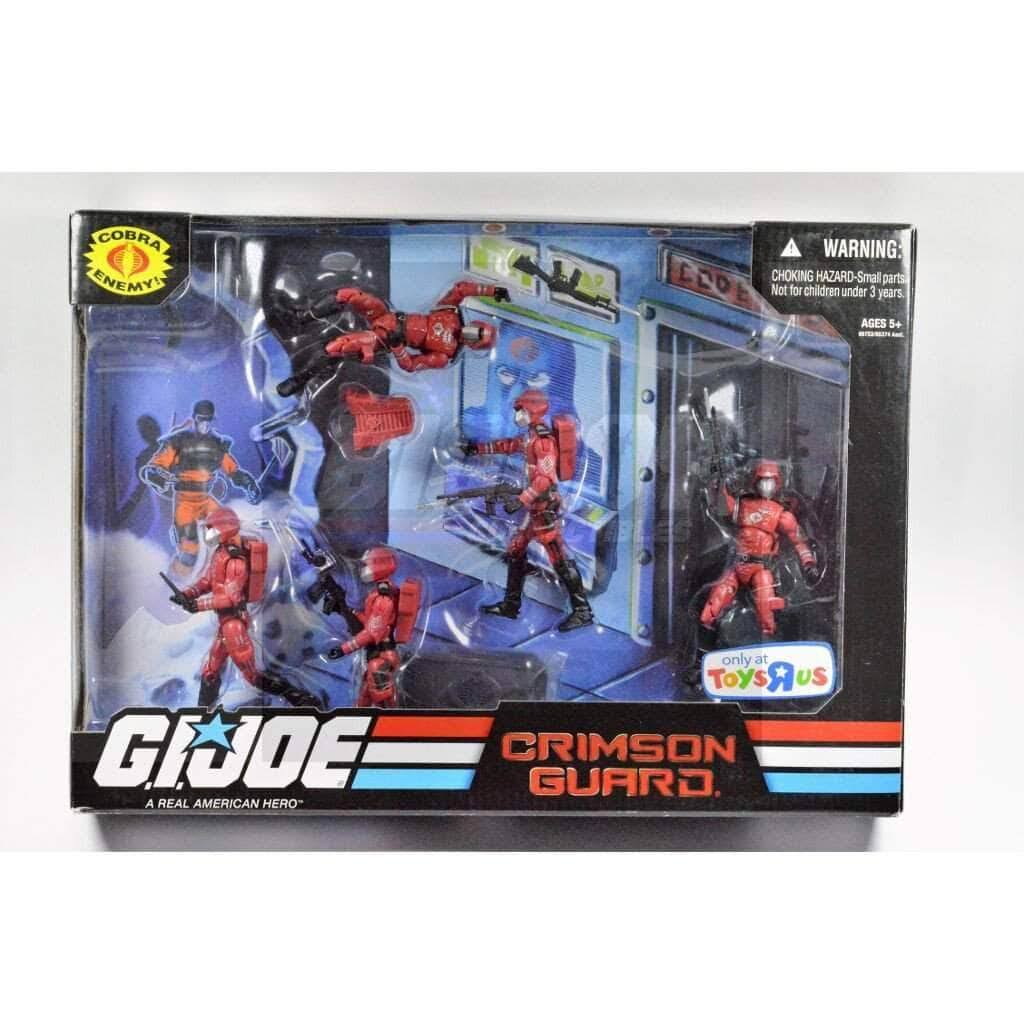 Gi Joe Exclusive Action Figure Troop Builders Set Cobra Crimson Guard