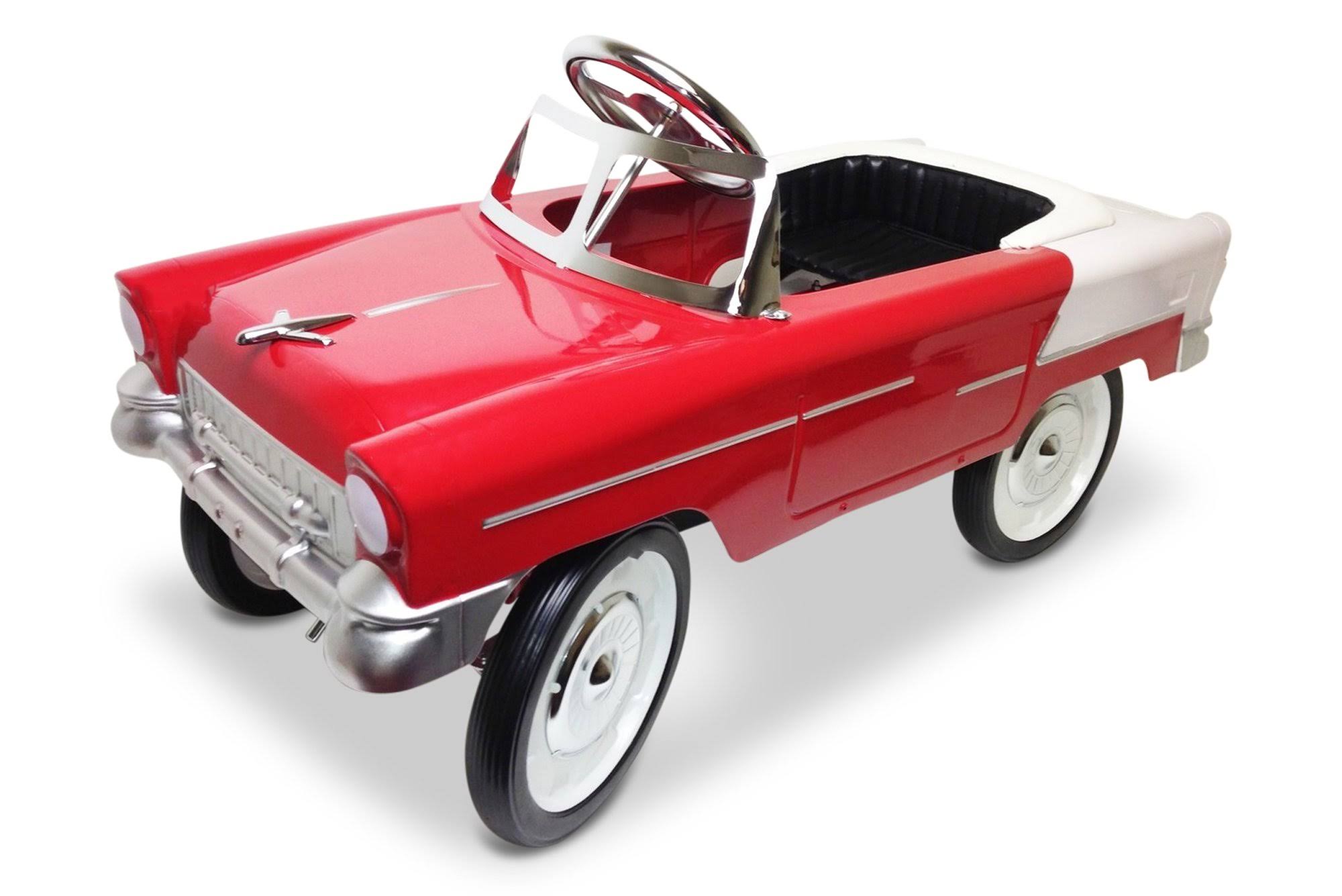 1955 Classic Pedal Car in Red/White