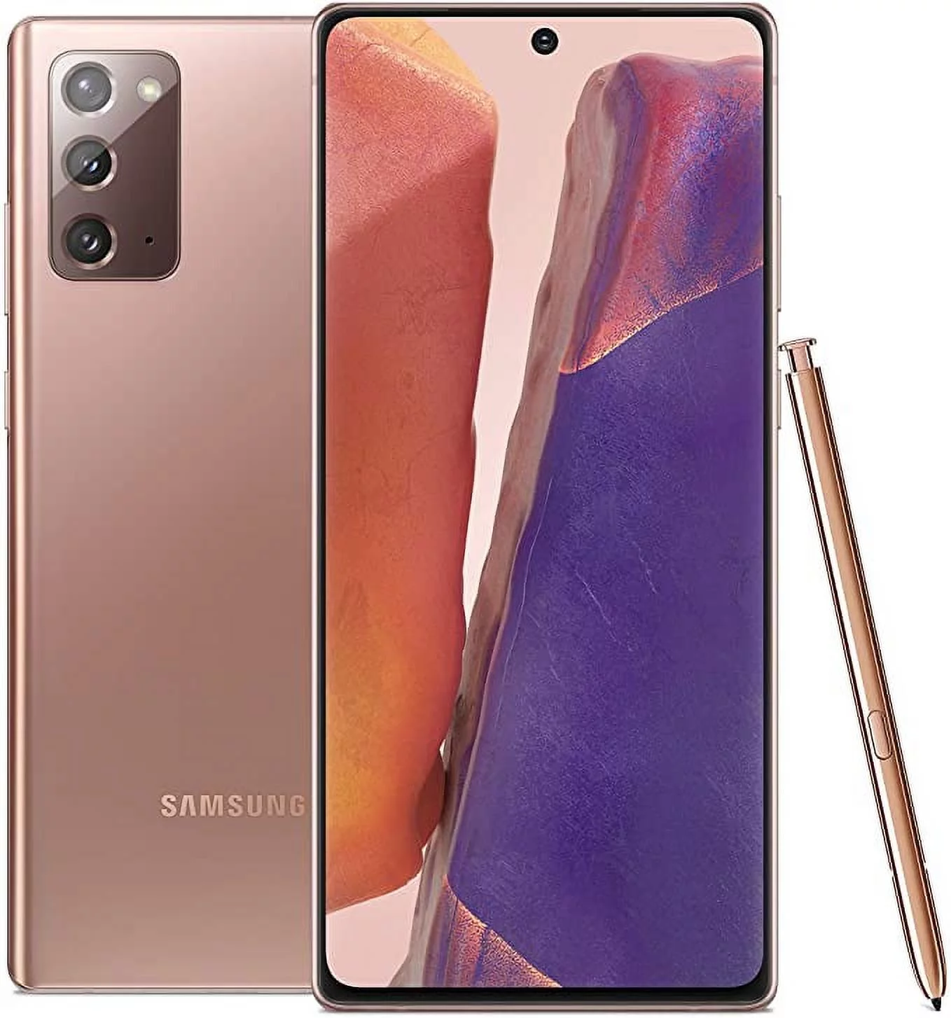 Restored Samsung Galaxy Note 20 5G N981U (AT&T Only) 128GB Mystic Bronze (Refurbished) - Curated Treasures Market