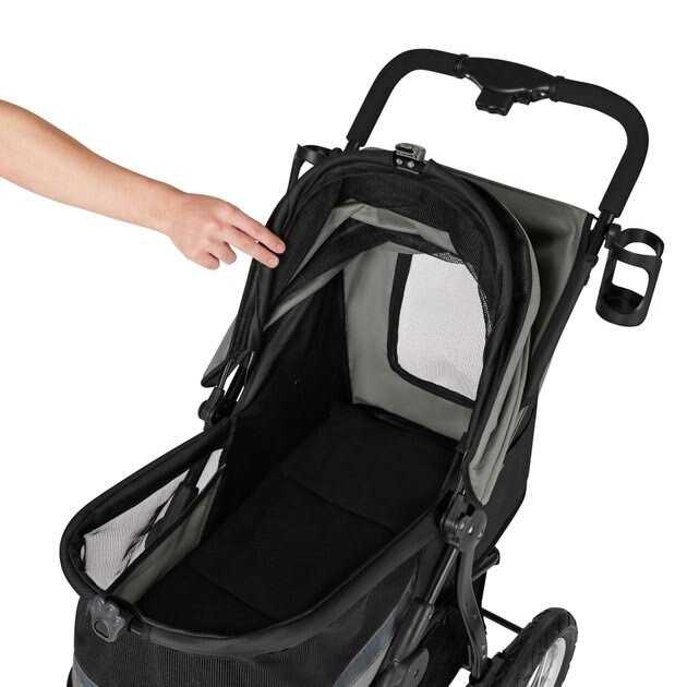 Frisco No-Zip Collapsible Cat &amp; Dog Jogger Stroller - Pet Supplies online store