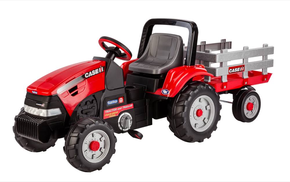 Peg Perego Case IH Tractor and Trailer Pedal Ride-On